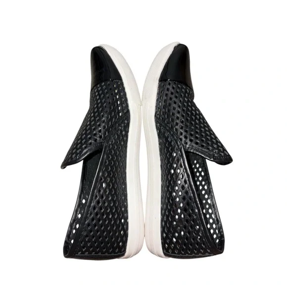 Jibs Slim Slip-On Fashion Sneaker Flat In Jet Black + Onyx Women’s Size 7 - Picture 6 of 13